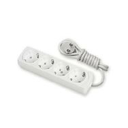 Günsan Elektrik 01351110-303410 Dörtlü Çocuk Korumalı Topraklı Anahtarlı Priz