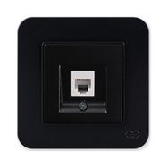 Günsan Elektrik 01373400-100120 Radius Nümeris Siyah Telefon Priz