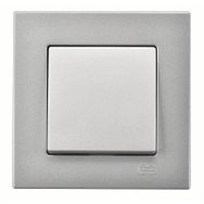 Günsan Elektrik 01401500-100101 Eqona Gümüş Anahtar