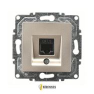 Günsan Elektrik 01401500-100130 Eqona Tekli Gümüş Data Priz