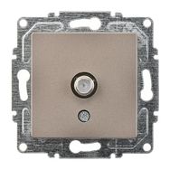 Günsan Elektrik Eqona Tekli Uydu Prizi Eko Mocha Mekanizma