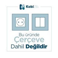 Günsan Fildişi Elektrik Eqona Çerçevesiz Ups Priz
