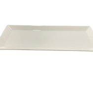 Güral Porselen 34 cm Krem Düz Tabak