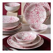 Güral Porselen 41865 Camelia Pembe 18 Parça 6 Kişilik Yemek Takımı