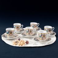 Güral Porselen 4543 Sedef 12 Parça Kahve Fincan Takımı