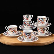 Güral Porselen 4556 Sedef 12 Parça Kahve Fincan Takımı