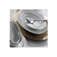 Güral Porselen Altın 19 cm 6 Adet Çukur Yemek Tabağı