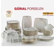 Güral Porselen Bone 57 Parça Yemek Takımı