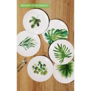 Güral Porselen Botanic 6'lı Pasta Tabağı