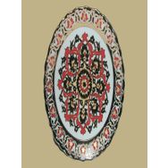 Güral Porselen Desenli 20 cm Duvar Tabağı
