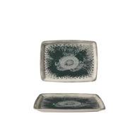 Güral Porselen Green Drop 23x31 cm Dikdörtgen Servis Tabağı