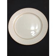 Güral Porselen Mat Sedef 25 cm 6'lı Düz Yemek Tabağı