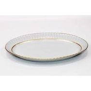 Güral Porselen Sedef Yaldızlı 30 cm Kayık Tabak