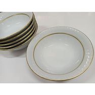 Güral Porselen SF16DU23 16 cm 6'lı Sedef Düz Tabak