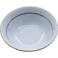 Güral Porselen SF17CK23 Mat Yaldızlı 12'li Çukur Yemek Tabağı
