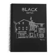 Gürmat 17x24 cm Spiralli 40 Yaprak Siyah Defter