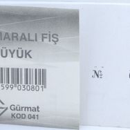 Gürmat Büyük Numaralı Fiş