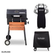 Guruss 50 cm Siyah Mangal Takımı
