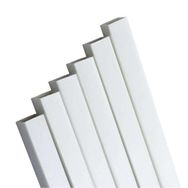 Güven Sanat 5750298 2x5 mm 50 cm 10 Adet Plastik İçi Boş Beyaz Çıta