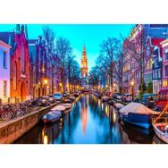 Güven Serigrafi Amsterdam 1000 Parça 48 x 68 cm Ahşap Puzzle Yapboz
