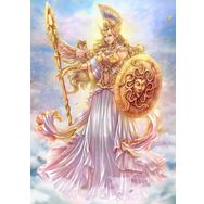 Güven Serigrafi Athena Savaş Tanrısı 2 1000 Parça Ahşap Puzzle Yapboz