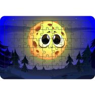 Güven Serigrafi Ay Dede 54 Parça 19,5 x 29,5 cm Ahşap Çocuk Puzzle Yapboz