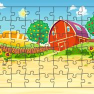 Güven Serigrafi Ayçiçeği Bahçesi 54 Parça 19,5 x 29,5 cm Ahşap Çocuk Puzzle Yapboz