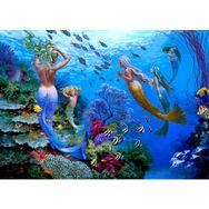 Güven Serigrafi Balık Pisces Burç 1000 Parça Ahşap Puzzle Yapboz