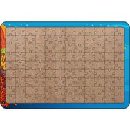 Güven Serigrafi Balıklar Model8 108 Parça Ahşap Çocuk Puzzle Yapboz