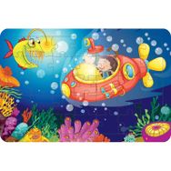 Güven Serigrafi Denizaltı 35 Parça Ahşap Çocuk Puzzle Yapboz