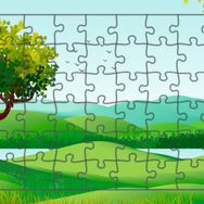 Güven Serigrafi Doğa Model 2 54 Parça 19,5 x 29,5 cm Ahşap Çocuk Puzzle Yapboz