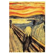 Güven Serigrafi Edvard Munch 1000 Parça Ahşap Puzzle Yapboz
