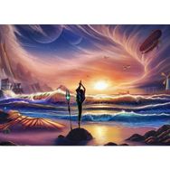 Güven Serigrafi Fantastik Dünya Model 2 1000 Parça Ahşap Puzzle Yapboz