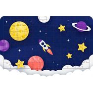 Güven Serigrafi Galaksi 108 Parça Model 1 Ahşap Çocuk Puzzle Yapboz