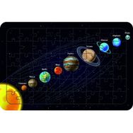 Güven Serigrafi Güneş Sistemi Model 2 54 Parça 19,5 x 29,5 cm Ahşap Çocuk Puzzle Yapboz