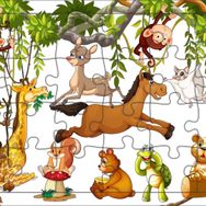 Güven Serigrafi Hayvancıklar Model 2 24 Parça 19,5 x 29,5 cm Ahşap Çocuk Puzzle Yapboz