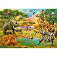 Güven Serigrafi Hayvanlar Alemi Model 2 1000 Parça Ahşap Puzzle Yapboz