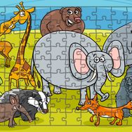 Güven Serigrafi Hayvanlar Model 13 108 Parça 29 x 39 cm Ahşap Çocuk Puzzle Yapboz
