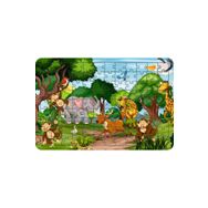 Güven Serigrafi Hayvanlar Model 16 108 Parça 29 x 39 cm Ahşap Çocuk Puzzle Yapboz