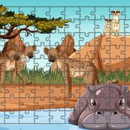 Güven Serigrafi Hayvanlar Model 7 108 Parça 29 x 39 cm Ahşap Çocuk Puzzle Yapboz