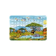 Güven Serigrafi Hayvanlar Model 8 108 Parça 29 x 39 cm Ahşap Çocuk Puzzle Yapboz