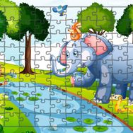 Güven Serigrafi Hayvanlar Model 9 108 Parça 29 x 39 cm Ahşap Çocuk Puzzle Yapboz