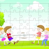 Güven Serigrafi Ip Çekme Oyunu 35 Parça Ahşap Çocuk Puzzle Yapboz