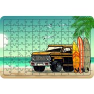 Güven Serigrafi Kamyon Tatilde 108 Parça Ahşap Çocuk Puzzle Yapboz