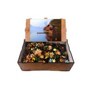 Güven Serigrafi Manzara Model 2 1000 Parça Ahşap Puzzle Yapboz
