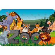 Güven Serigrafi Model 10 Hayvanlar 35 Parça Ahşap Çocuk Puzzle Yapboz