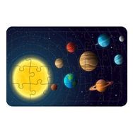 Güven Serigrafi Model 2 Gezegenler 24 Parça Ahşap Çocuk Puzzle Yapboz