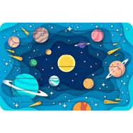 Güven Serigrafi Model 3 Galaksi Çubuk Ahşap Çocuk Puzzle Yapboz