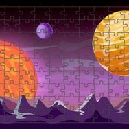 Güven Serigrafi Model 3 Uzay 108 Parça Ahşap Çocuk Puzzle Yapboz