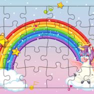 Güven Serigrafi Model 5 Sevimli Unicorn 24 Parça Ahşap Çocuk Puzzle Yapboz